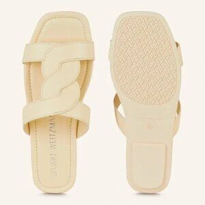 NEW Stuart Weitzman Ibiza Sandals Womens 9.5 Chic Old Money Causal Designer